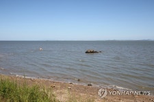 볼음도에서 보이는 북녘땅