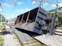 정선 고한역서 화물열차 1량 탈선…여객열차 운행 지장 없어