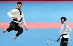 절도있는 강민성의 품새