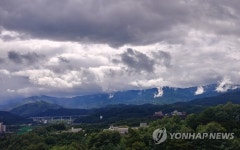 태풍 끝…햇살 비치는 강원 대관령