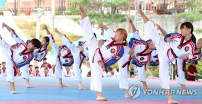 절도있는 발차기