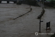 중랑천이 삼킨 다리