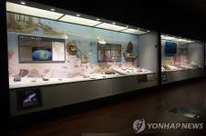 지질박물관 무척추동물 화석 전시관 단장