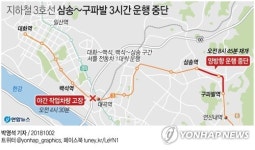 지하철 3호선 삼송∼구파발 운행 중단…출근길 불편(종합2보)