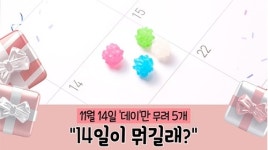 [포토무비] 11월 14일 데이만 무려 5개…14일이 뭐길래?