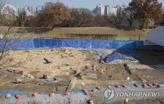 몽촌토성 북문지 1지구 모습
