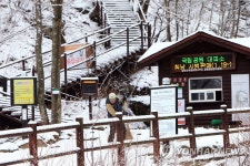 눈 덮인 탐방안내소