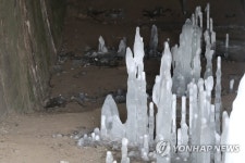 경원선 폐터널 역고드름