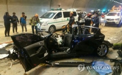 경기광주 곤지암1터널서 3중 추돌