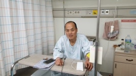 파인텍 前지회장 75ｍ 고공농성보다 지상소식이 더 힘들어