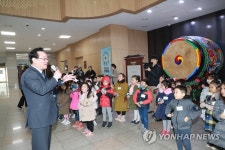 시청 투어 어린이들과 만난 울산시장