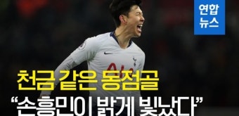 [영상] 손흥민, 복귀전서 득점포 가동…