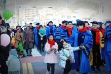대구 테크노폴리스 인근 7개 학교 공동 졸업 퍼레이드 펼쳐