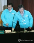 연찬회 참석하는 손학규 대표와 유승민 의원