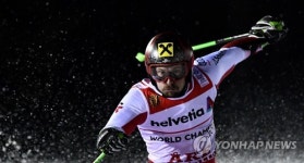 히르셔, 알파인 세계선수권 대회전 은메달…크리스토페르센 우승
