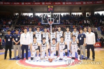 한국 남자농구, 월드컵 전 마지막 FIBA 랭킹 32위