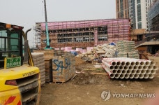 공사중인 청주 단재초등학교