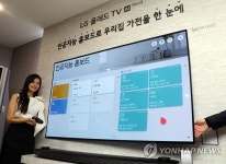 LG전자 신형 TV, 벽에 붙이세요.