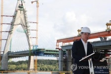 文대통령 찾은 템부롱대교는…브루나이 최대 교량사업