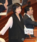 본회의 참석한 손혜원 의원