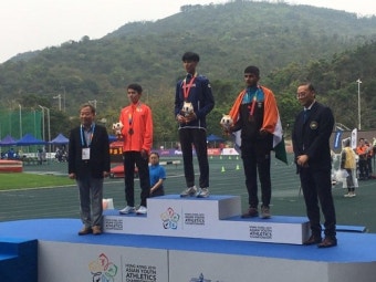 국군체육부대 소속 이재웅 선수, 2025 아시아육상경기선수권대회서 남자 1500m 은메달 획득