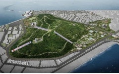 월미산 경사 승강기 조감도