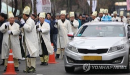 오정모범운전자회 자판기 | 택시 기사 임모씨 영결식