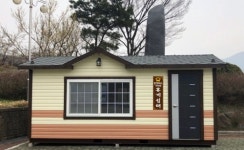 하동 최참판댁 주차장에 관광버스 기사님 휴게쉼터 눈길