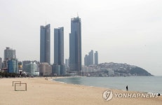 해운대해수욕장에 들어선 엘시티