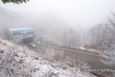 눈 내린 진부령