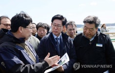 부남호 찾은 양승조 충남지사