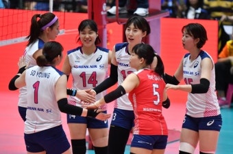 한국여자배구, 태국과 올스타 매치에서 2-3 석패