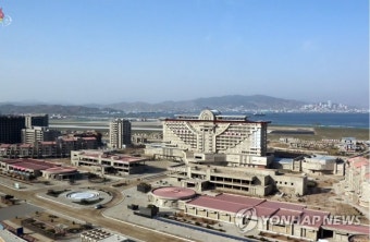 원산갈마지구 건설 현장