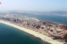 원산갈마지구 건설 현장