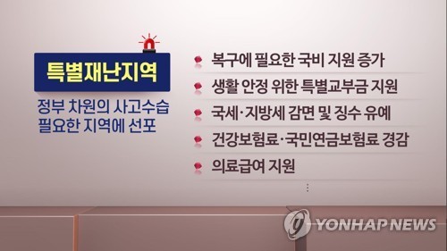 한덕수 대통령 권한대행, 경북 4개 지역 산불 특별재난지역 추가 선포