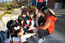 정상 등교한 어린이들