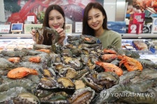살 꽉 찬 새우와 전복 드세요
