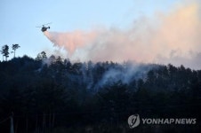공주 계룡산국립공원 인근 야산서 산불…1시간 만에 진화