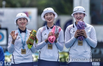 2019 양궁월드컵 여자 단체전 금메달 획득