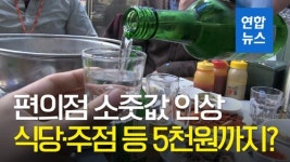 [영상] 편의점 소줏값 인상…식당·주점 등 5천원까지?