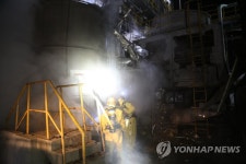 한솔케미칼 울산공장 과산화수소 유출 현장