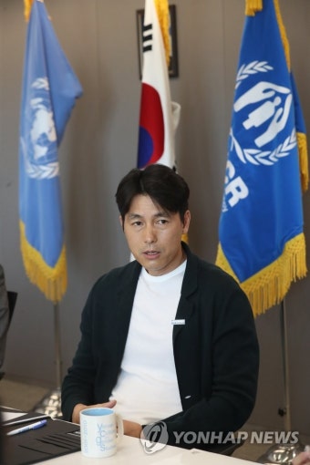 유엔난민기구 친선대사 배우 정우성