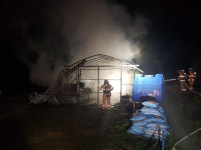 울산 울주군 비닐하우스서 불…1개 동 태워