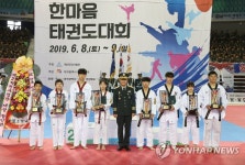 전국 민·관·군 한마음 태권도 대회 폐막