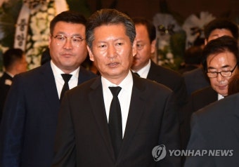 이희호 여사 빈소 찾은 정청래