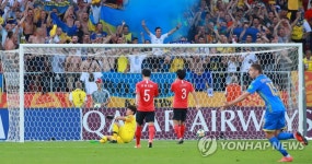 [U20월드컵] 한국 세 번째 실점 순간