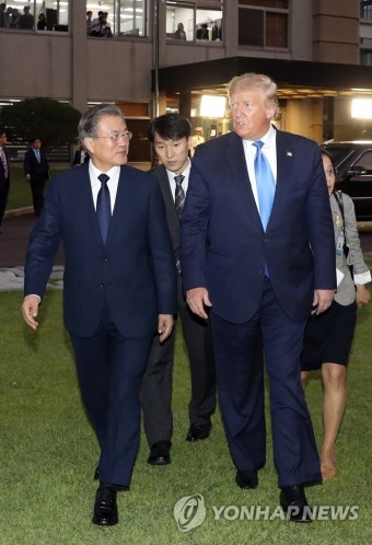 한미 정상, '함께'