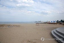 모래언덕 사라진 포항 영일대해수욕장