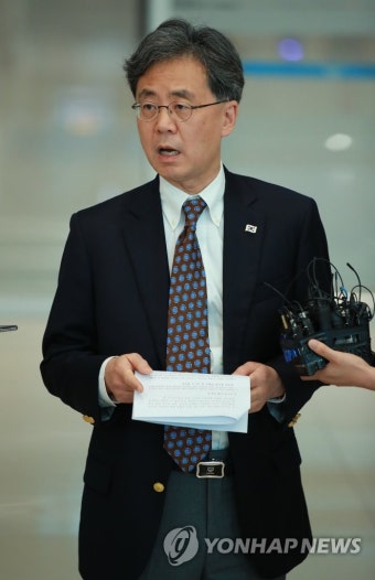 김현종 국가안보실 2차장, 방미 결과 설명