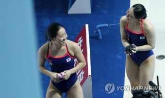 [광주세계수영] 다이빙 12위 조은비·김수지 